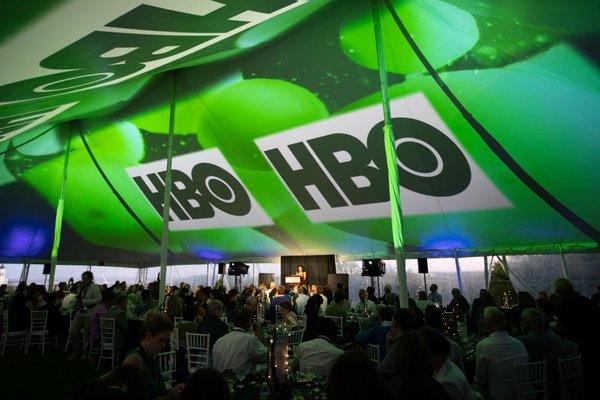 Ptown Film Fest, HBO event, video screen blending