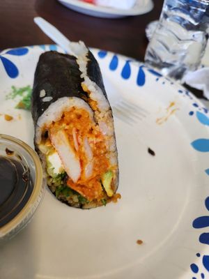 Delicious sushi burrito!!!