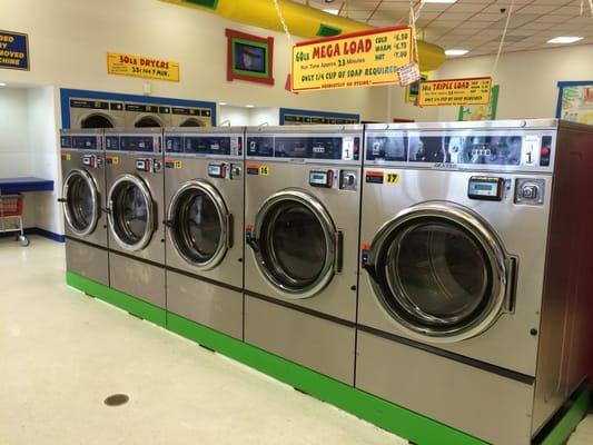 Mega Load washing machines.