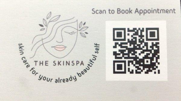 Scan for booking!