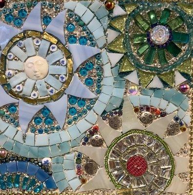 Glass mosaics, Betsy Sadowski