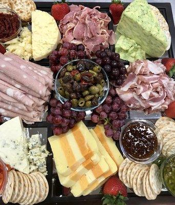 Planning our design for our charcuterie board for the @butcherboardfestival! What do you think? #charcuterie