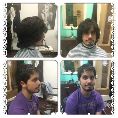 Men's Haircut(before and after)