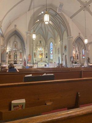 Adoration of the Blessed Sacrament Friday morning