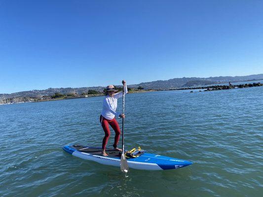 Paddle boarding