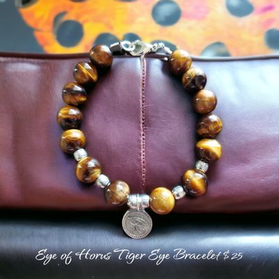 Eye of Horus Tiger Eye Bracelet