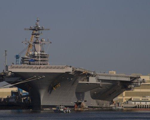 Passing naval base, Norfolk VA