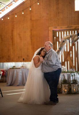 Dana's beautiful Natural Glo on her wedding day.