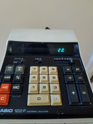 check out this cool Casio calculator...still works! got it for $3