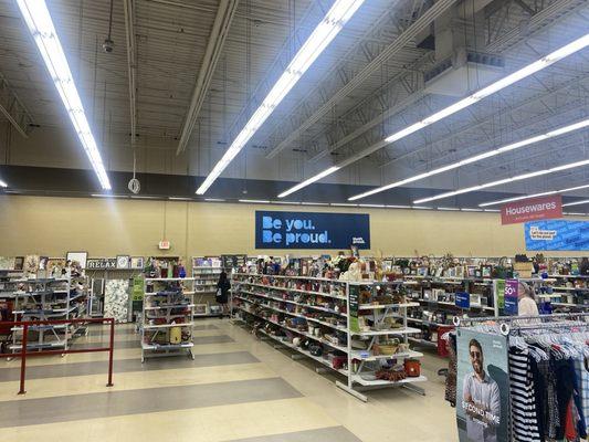 Inside Savers in Rocky River on Center Ridge Road-- Saturday afternoon, 13 July 2024