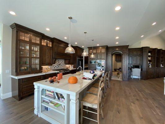 3700 sq. ft. Pleasant View, UT rambler. Kitchen. High ceilings, Luxury living