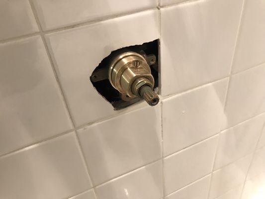 Shower valves can often be repaired without opening the wall.