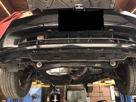 Installed rebuilt transmission on Honda Accord.