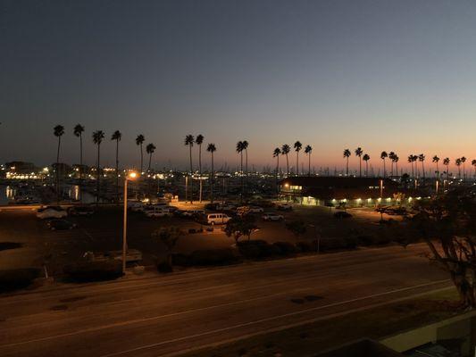 View from room, balcony.