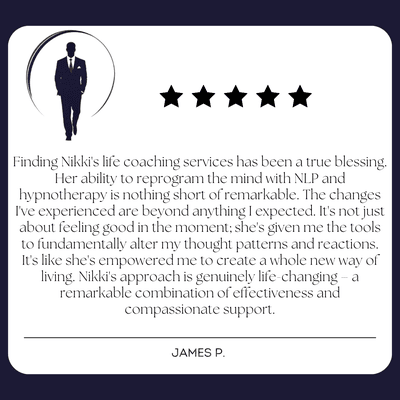 Client review for life coaching and dating coaching.