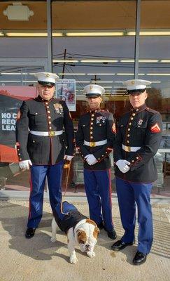 Ledgewood Mattress Firm Supports the Marine Corps Toys for Tots Train Initiative.