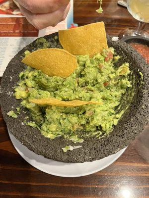 Table side guacamole that was not made table side!