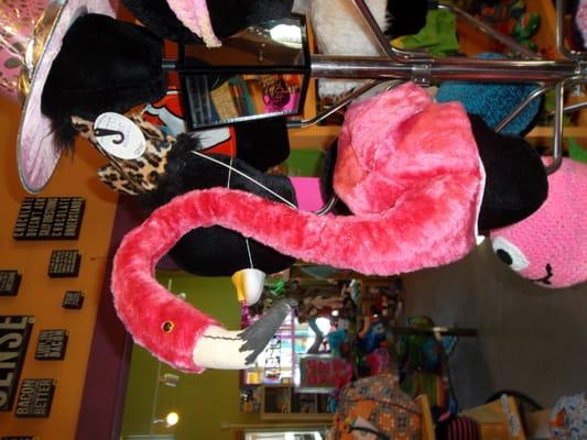 Come try on some of our funny hats!