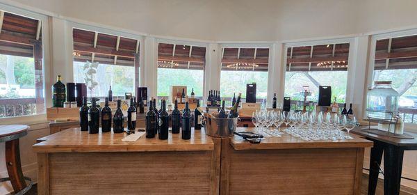 Wine tasting bar