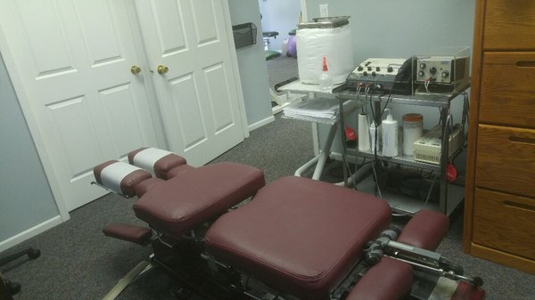 Cox flexion distraction treatment room.