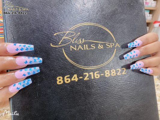 Manicure Design at Bliss Nails & Spa - Nail Salon Spartanburg, SC 29307