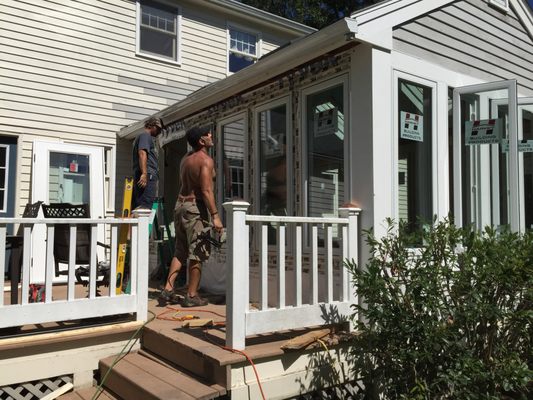 AFTER: Three-season porch