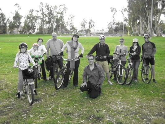 Group shot of the first Old Town Torrance Ride in december 2008