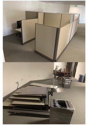 Cubicle removal