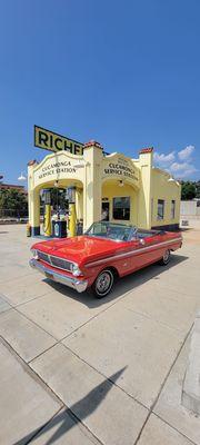 The Historic Cucamonga Service Station in Rancho Cucamonga California is a great Route 66 stop over!