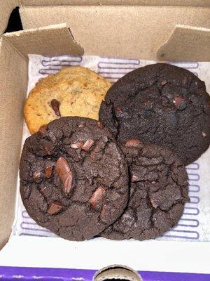 regular Double Chocolate Chunk Cookie