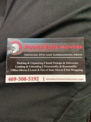 Power Elite Movers