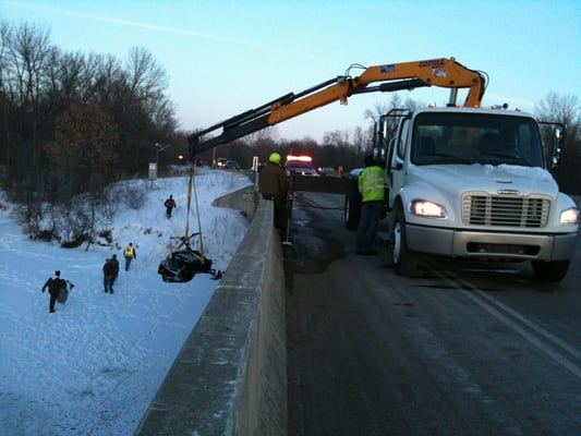 CarCo Towing snowmobile recovery