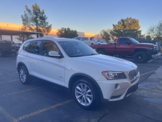 Satisfied Customer 2014 BMW X3 For Sold Fully Loaded Clean Title