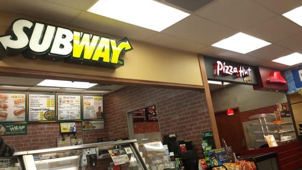 Subway and Pizza Hut Express