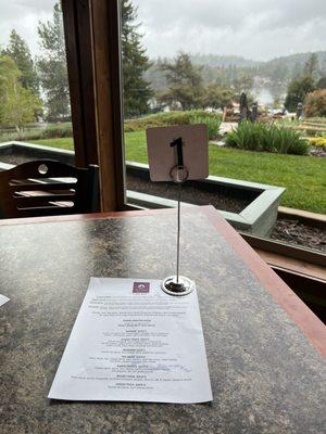 Menu and View