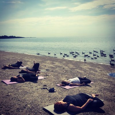 Beach Yoga Hike