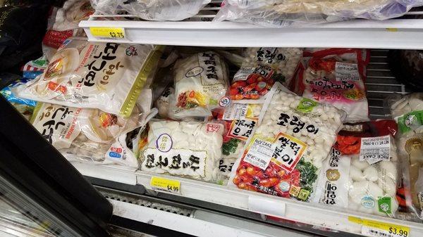 so many types of korean rice cake