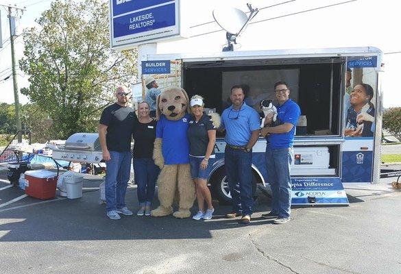 Our tailgater always adds fun to open houses and events!