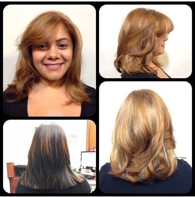 Before & After Hair Color by Marissa Cydya. Natural Blonde