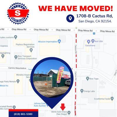 We have moved!
Visit us at our NEW LOCATION.

1708-B Cactus Rd. San Diego, CA 92154.