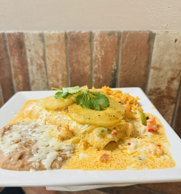 Enchiladas Mariscos