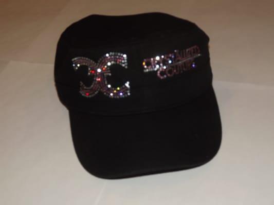 Custom Rhinestone hats with company logo