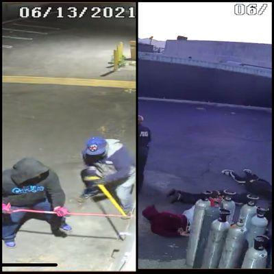 Analytics backed with Live video monitoring allowed LAPD to catch these thieves in the act.