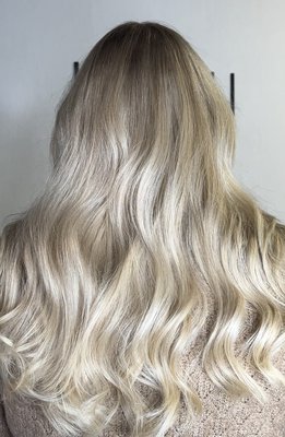 Blonde highlights