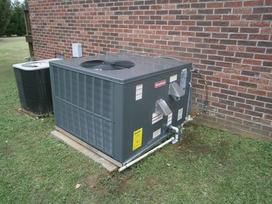 Goodman packaged heat pump replacement