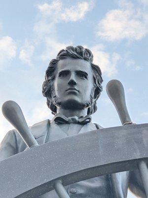 Mark Twain Steamboat Pilot Statue, Hannibal