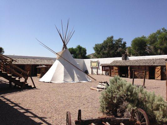 Fort Hall Replica adjacent to Bannock County Historical Museum