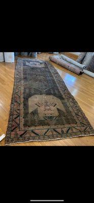 5x12.4 vintage persian rug offered with free delivery free shipping at low wholesale price in franklin tn. www.persoanhomedecor.com