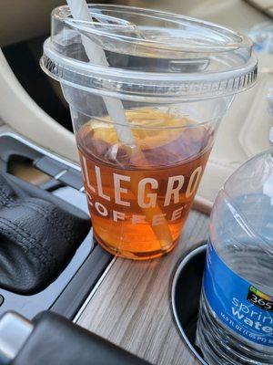 Peach iced tea