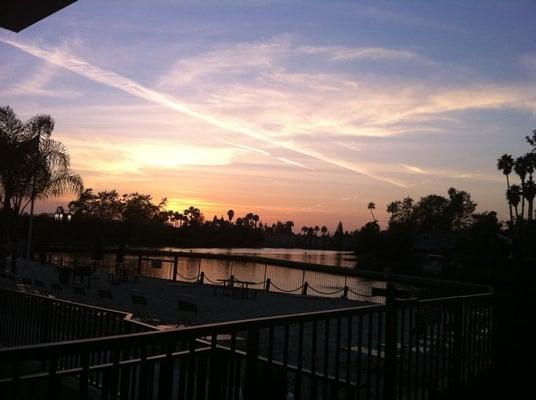 Gorgeous sunsets seen from the beach